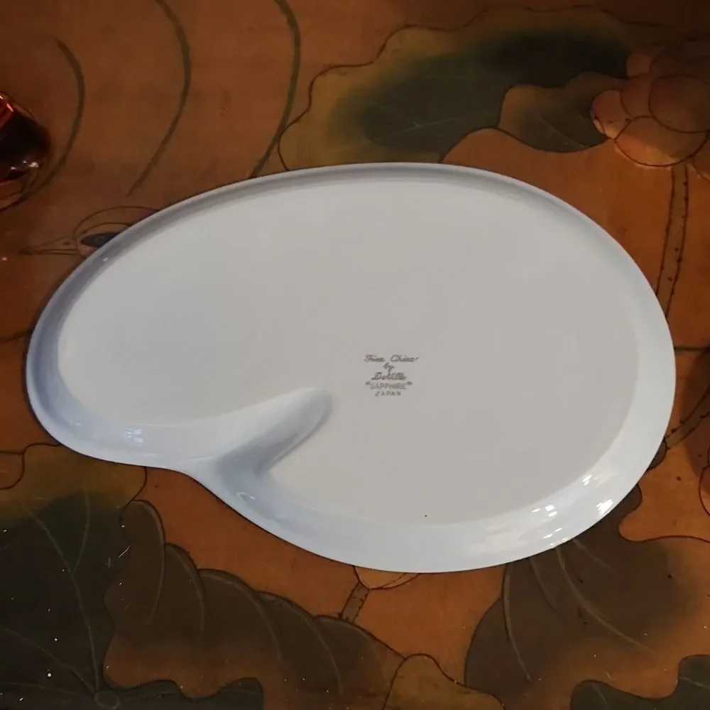 Sapphire by Deville Snack Plate and Footed Cup